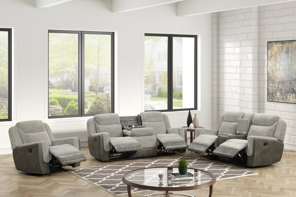 Lisa Gray 3-Piece Reclining Set front angle