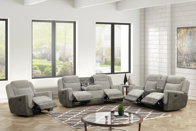 Lisa Gray 3-Piece Reclining Set front angle