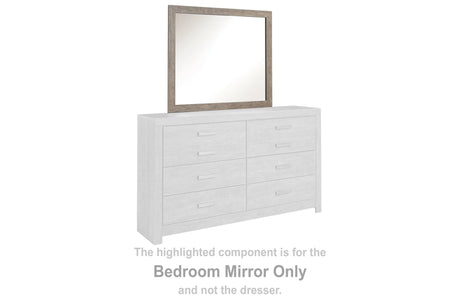Culverbach Gray Bedroom Mirror front view