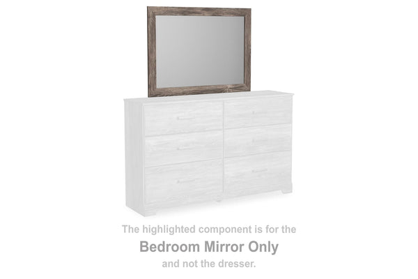 Ralinksi gray bedroom mirror front view