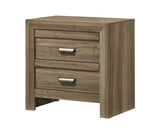 Valor Light Brown Nightstand front view