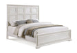 Alexandria White Panel Queen Bed front view