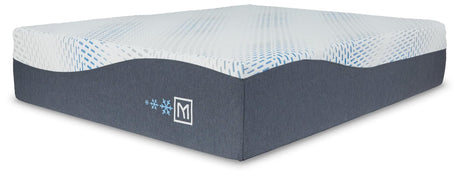 Millennium Luxury Plush Gel Latex Hybrid King Mattress front view in white