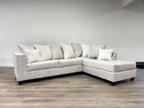 Kaf Cream Sectional sofa main front view