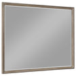 Durango 8-drawer dresser mirror front view in washed oak finish