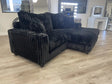 Oro Black sectional sofa main view