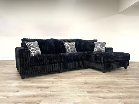 Sora Black Sectional sectional sofa main view