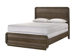Kinkaid Gray Panel King Bed front view