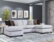 Stucco Gray sectional sofa main view