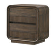 Kinkaid Gray Nightstand front view