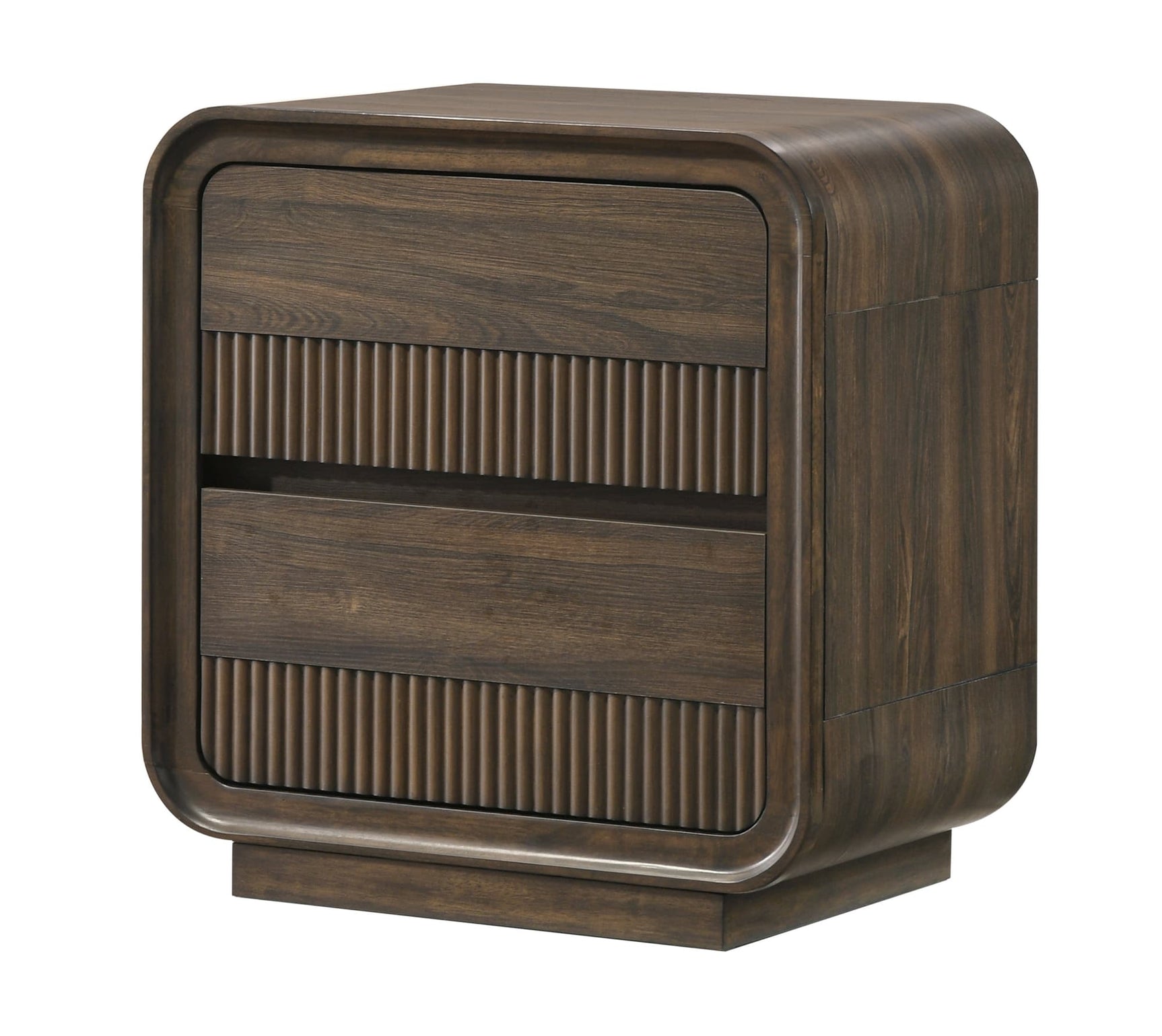 Kinkaid Gray Nightstand front view