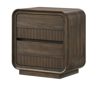 Kinkaid Gray Nightstand front view