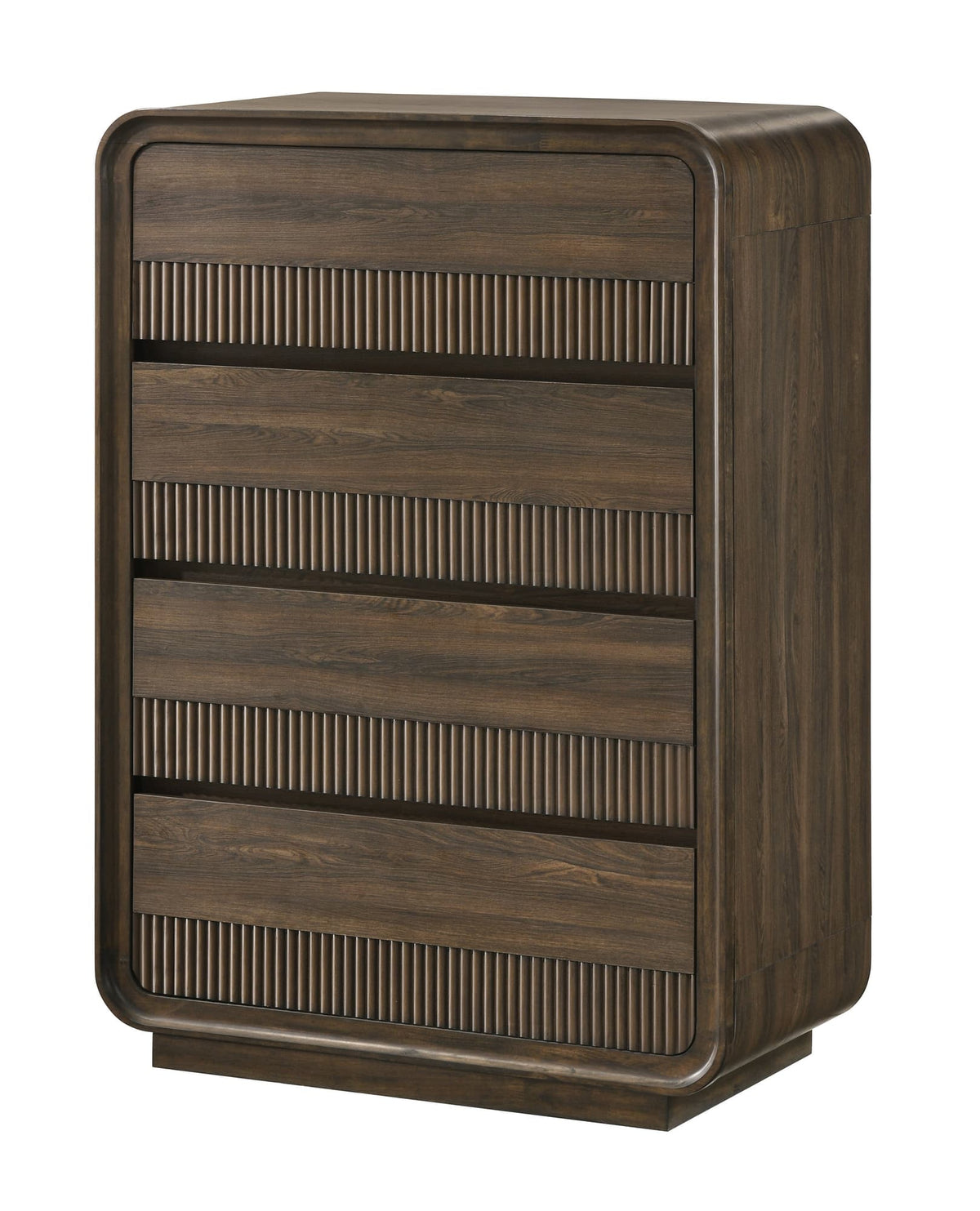 Kinkaid Gray Chest front view showing four drawers