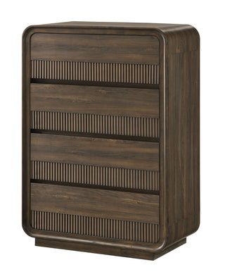 Kinkaid Gray Chest front view showing four drawers