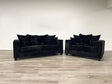 Kaf Black Living Room Set main front view
