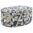 Rima Multicolor Storage Ottoman front view