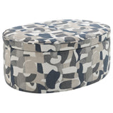 Rima Multicolor Storage Ottoman front view