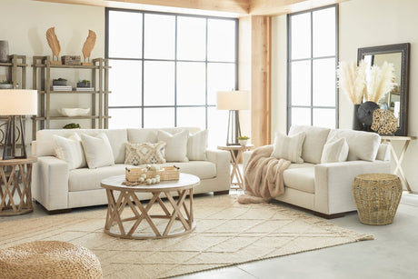 Ashley 520-03 Sofa and Loveseat set main view in birch color