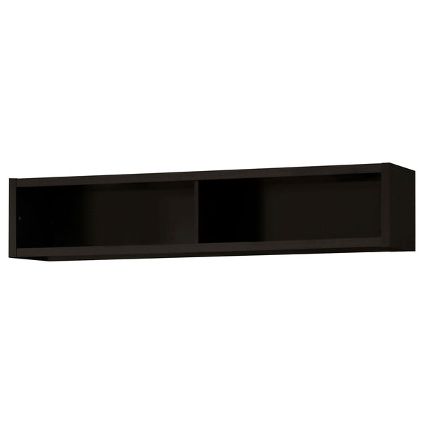Lewes Bridge entertainment center front angle in cappuccino