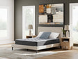 Comfort Plus Gray Full Mattress front angle view