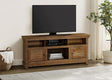 Payne 60-inch Distressed Brown TV Stand Media Console front view