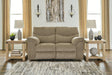 Alphons Briar Reclining Loveseat front angle