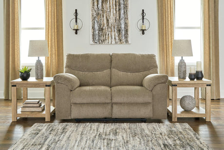 Alphons Briar Reclining Loveseat front angle