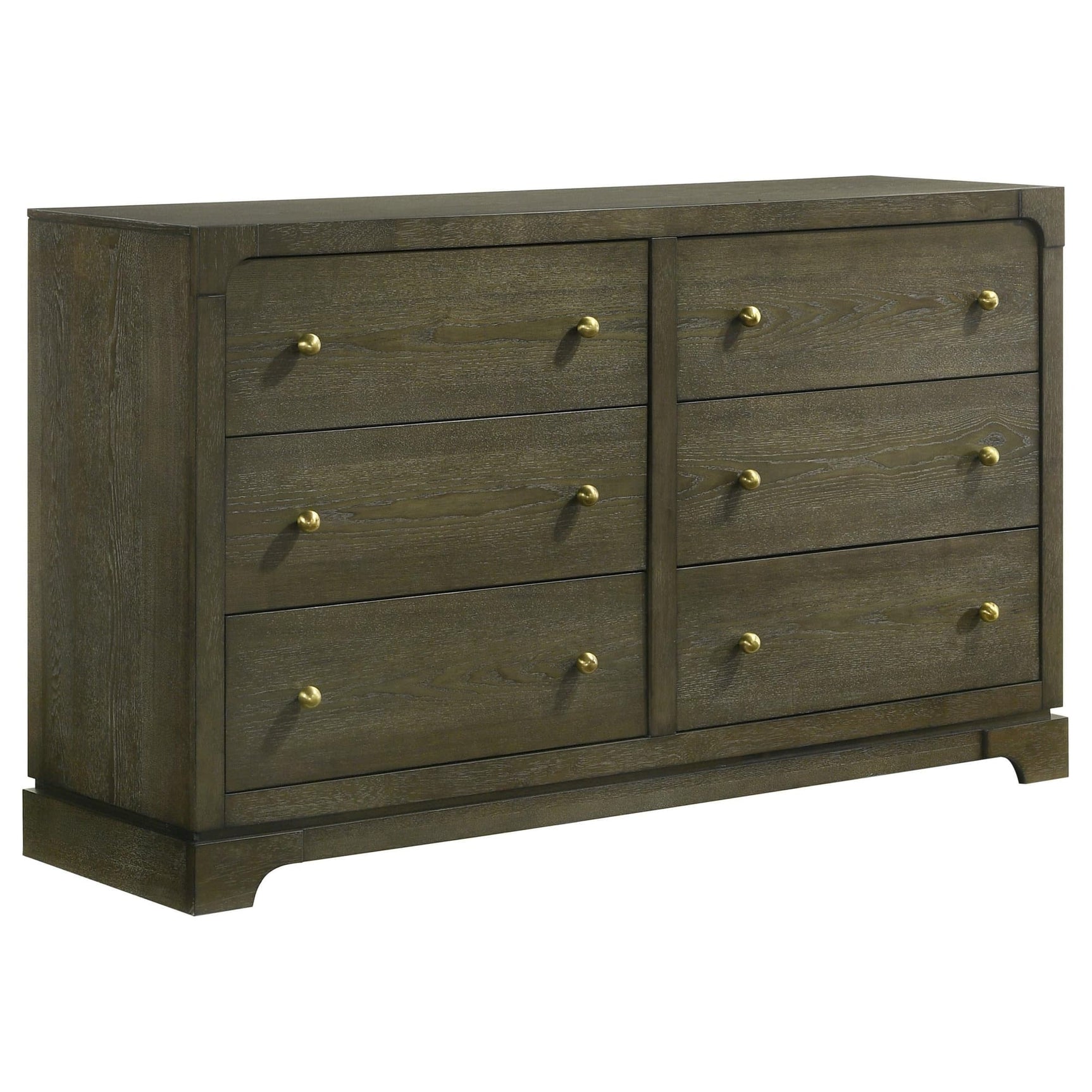 Gran Park 6 drawer dresser cabinet front view