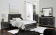 Kaydell Black Upholstered Storage Panel Bedroom Set main view