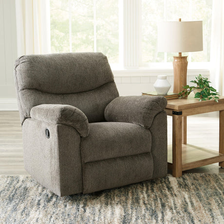 Alphons Putty Recliner chair front view