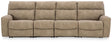 Next-Gen Durapella Sand 4-Piece Power Reclining Sectional Sofa front view