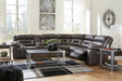 Kincord Midnight power reclining sectional sofa front view