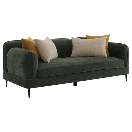Soba Rich Green Sofa main front view