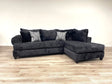 main view of Gil Black sectional sofa with left-facing chaise