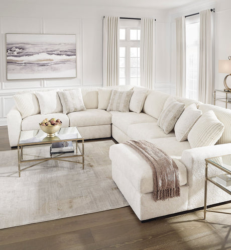 Main view of Chessington Ivory Oversized Sectional sofa