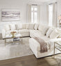 Main view of Chessington Ivory Oversized Sectional sofa