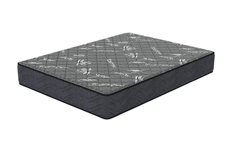 Bamboo Memory Foam Twin Mattress angled side view