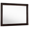 Andover Dresser Mirror Dark Oak front view