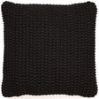 Renemore Black Cotton Pillow Set of 4, front view