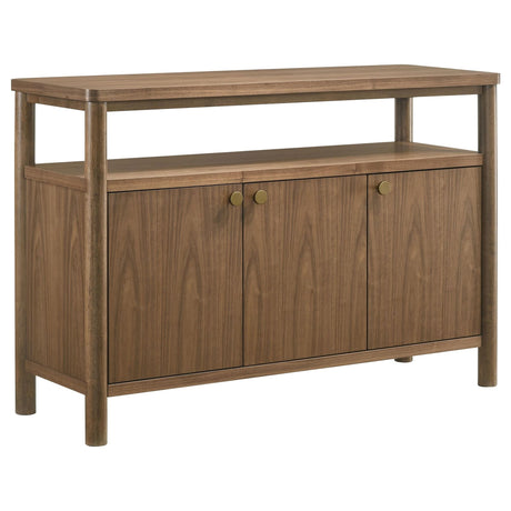 Biltmore 52-inch Walnut Dining Sideboard Cabinet Buffet front view
