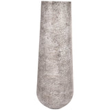 Fynn Antique White Metal Vase front angle
