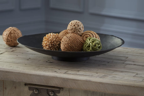 Moises Antique Brown Bowl front view