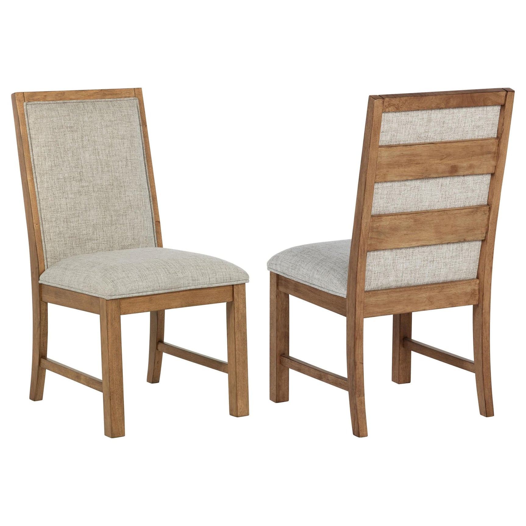 Bruner Upholstered Dining Side Chair Brown front angle