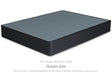 Ashley Black King Metal Bed Foundation front view