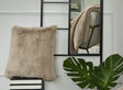 Gariland taupe pillow front view