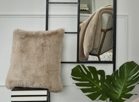 Gariland taupe pillow front view
