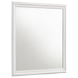 Louis Philippe white dresser mirror front view