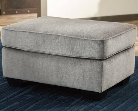 Altari Alloy Chenille Ottoman front angle view