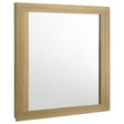 Hyland dresser mirror natural finish front view