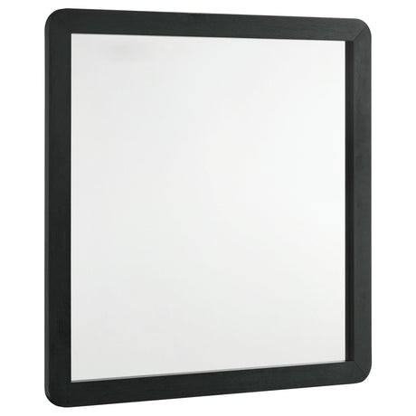 Cavelle black dresser mirror front view
